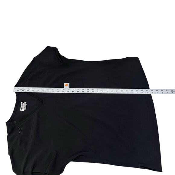 Carhartt *Bundle of 4* Women's Force Flex Scrub Tops Black Large - Picture 7 of 9
